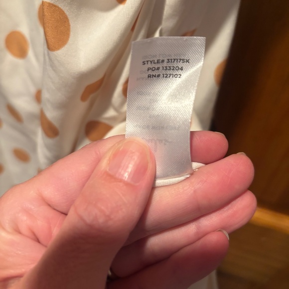 Lulus Ready To Treat White Polka Dot Tie Strap Bustier Midi Dress Medium NWT - Picture 6 of 7